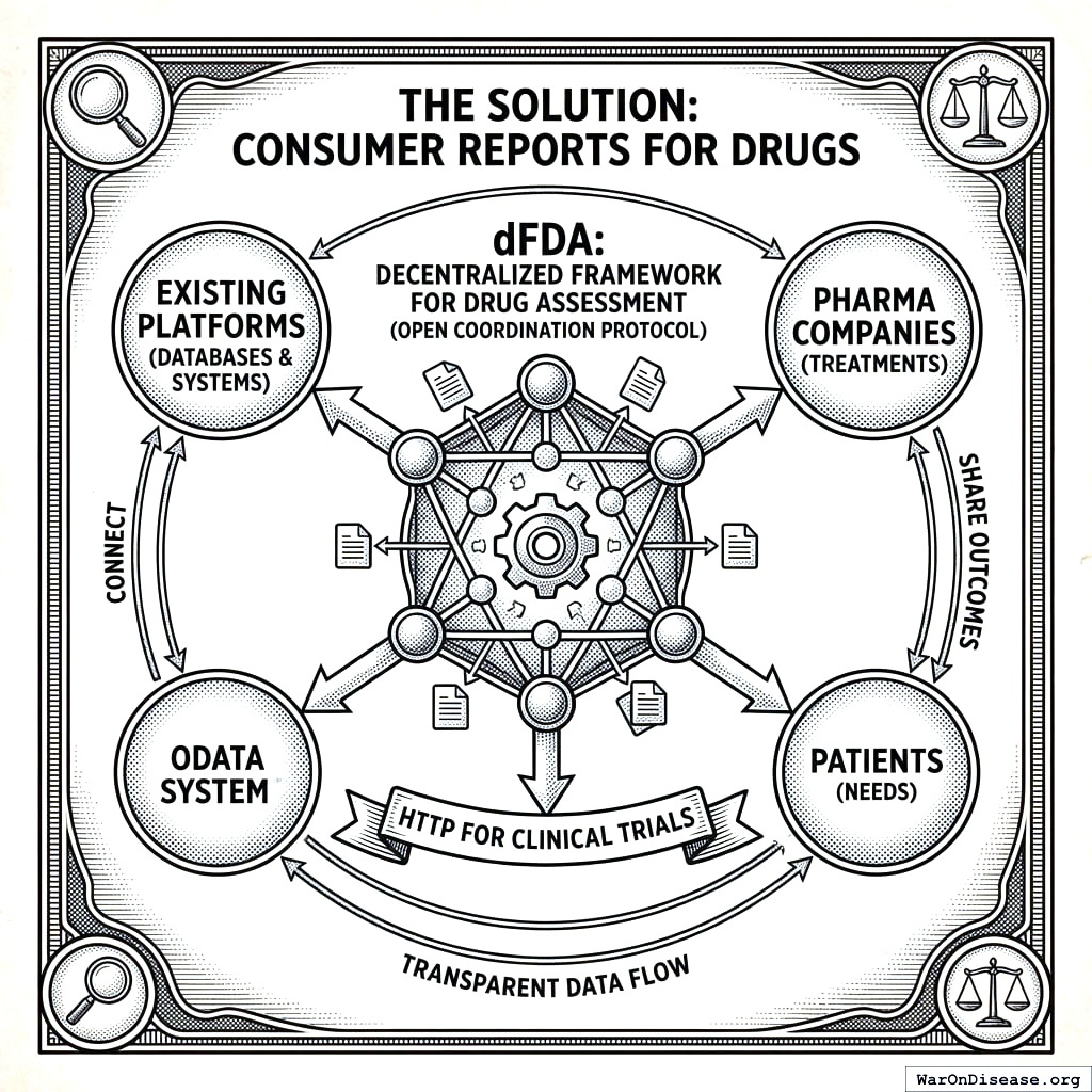 The FDA, but run by software. All the same boxes, fewer humans to corrupt.