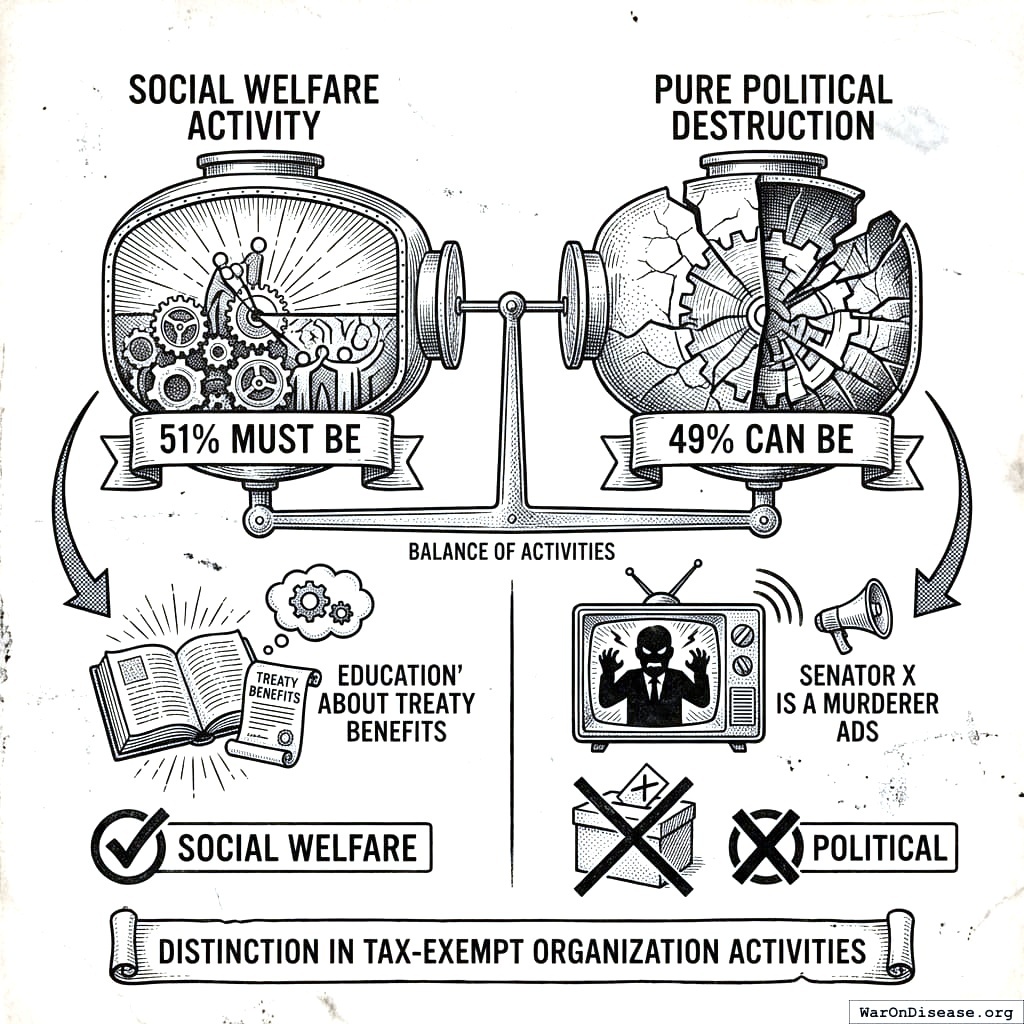 Spend 51% on good things and 49% on buying politicians. Balance is important.