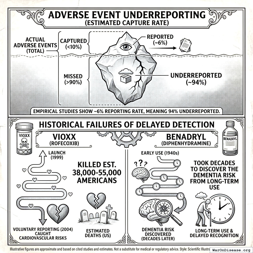 Doctors report 10% of drug side effects. The other 90% just happen to people who assume that’s what dying feels like.