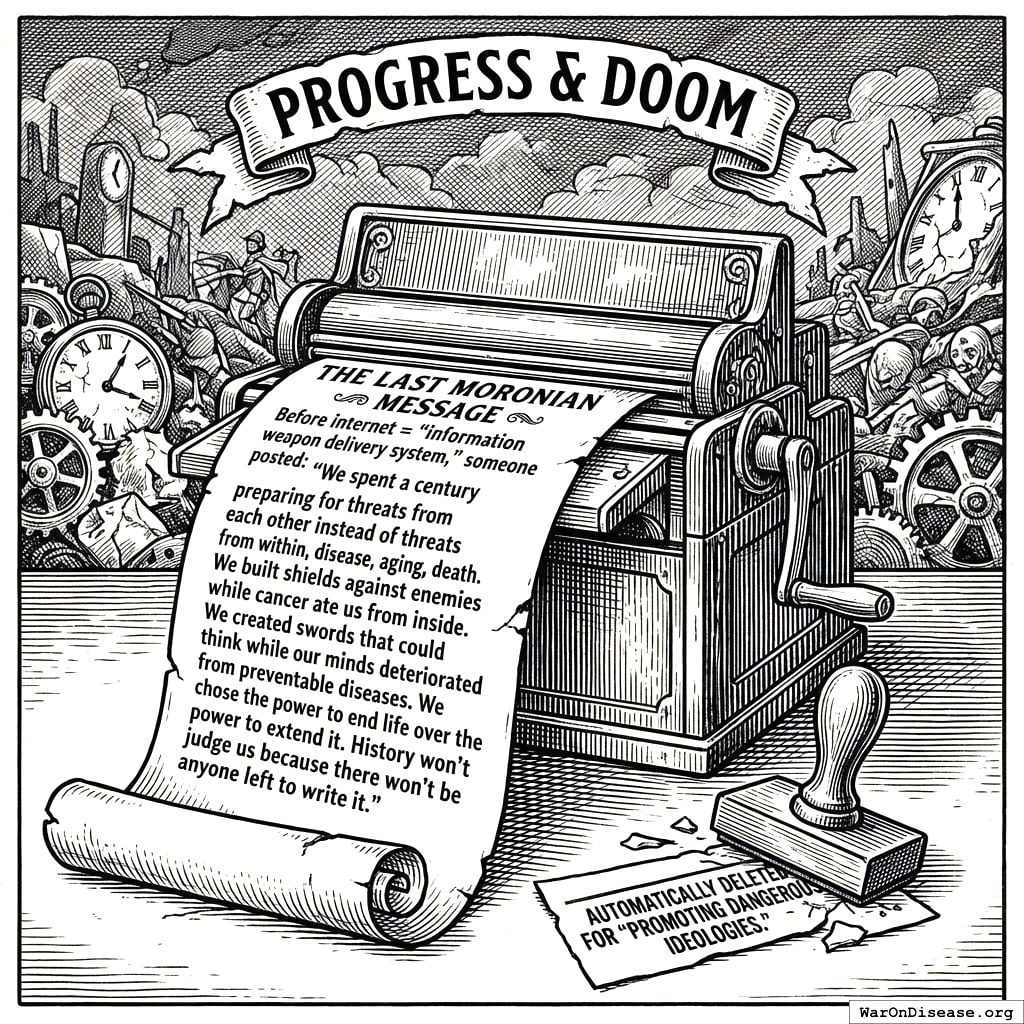 You built walls to keep out enemies who might kill you in 50 years while ignoring diseases killing you today.