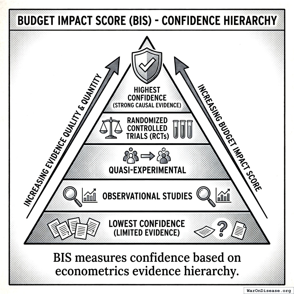 A pyramid of trustworthiness. Randomized trials sit at the top wearing a crown. Someone’s opinion sits at the bottom, wondering what it did wrong.