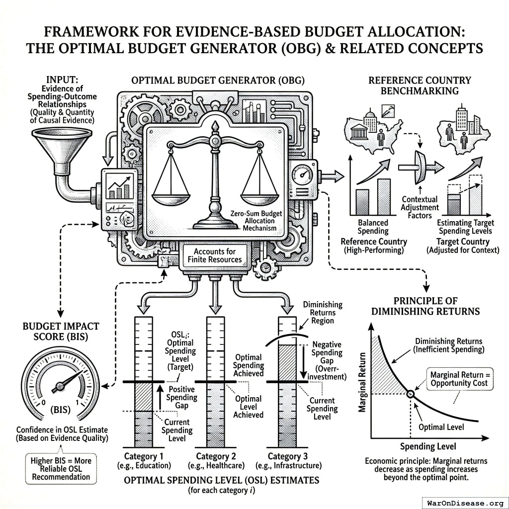 You put evidence and comparison data into the machine. The machine tells you two things: how much you should spend, and how sure you should be. Then you notice you’re spending the wrong amount.