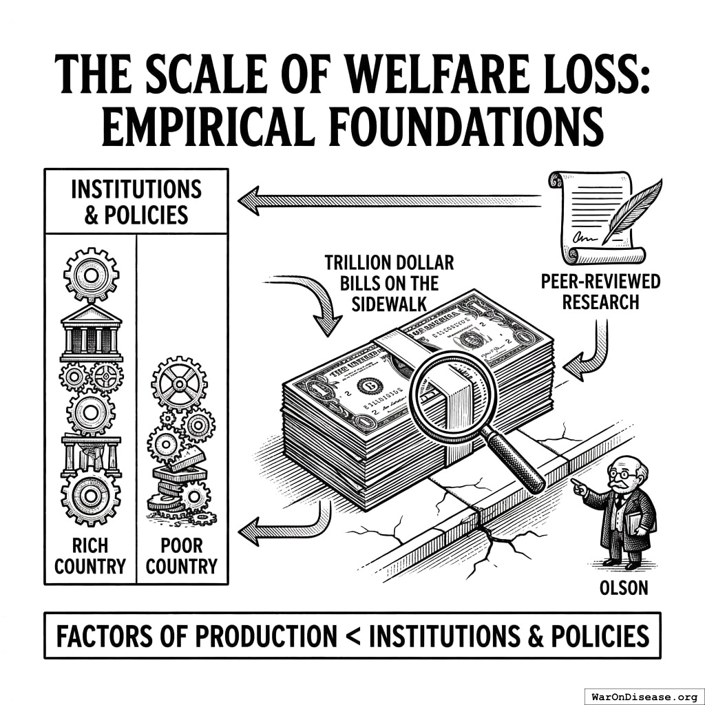 Rich countries aren’t rich because of resources. They’re rich because their rules aren’t stupid. Poor countries have bad governments. It’s the institutions, not the dirt.