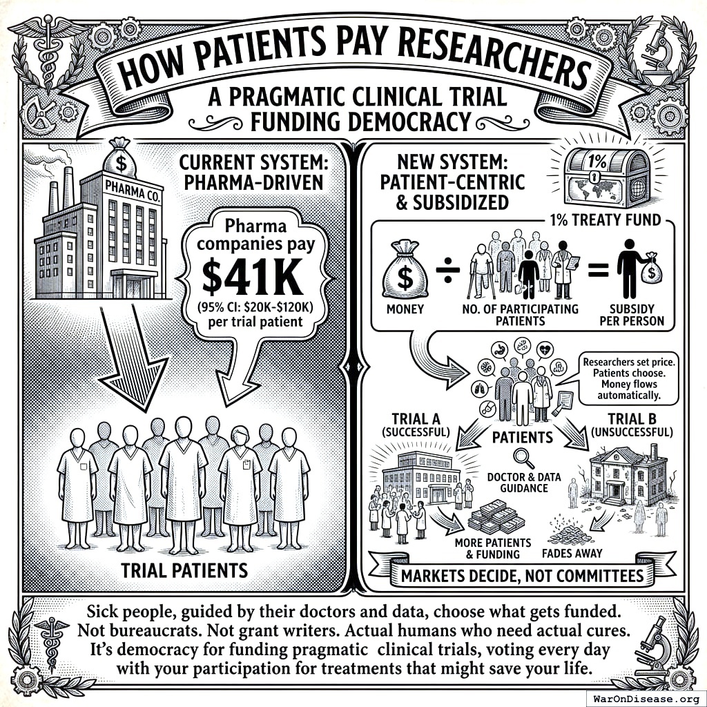 Pharma chooses trials vs. patients choose trials