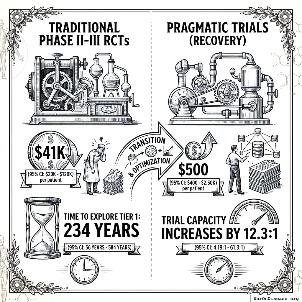 Traditional trials: expensive, slow, picky about participants. Decentralized trials: cheaper, faster, will accept literally anyone. Both test the same drugs.