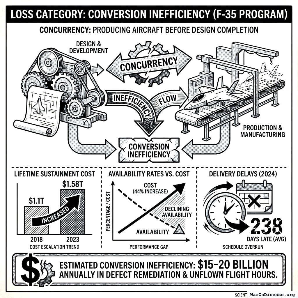 The F-35 costs more to maintain every year while working less and arriving late. It’s the world’s most expensive lemon.