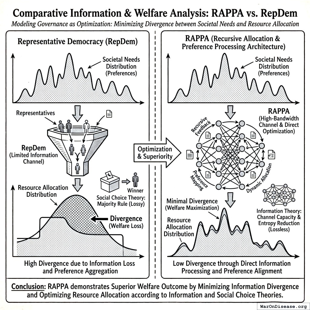 Governance is trying to match what people want with what government does. Representative democracy fails at this. RAPPA optimizes it, like Google Maps but for democracy.